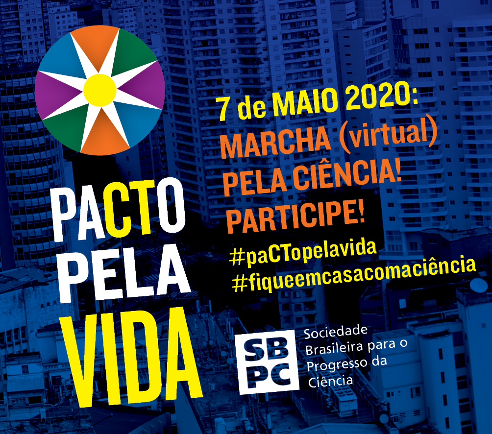 SBPC Marcha Virtual pela Ciência 7 de maio