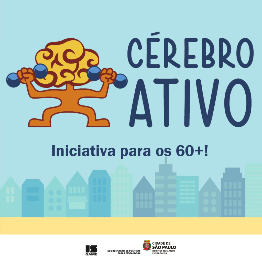 Cérebro Ativo Prefeitura de São Paulo Aplicativo ISGAME Pessoas Idosas