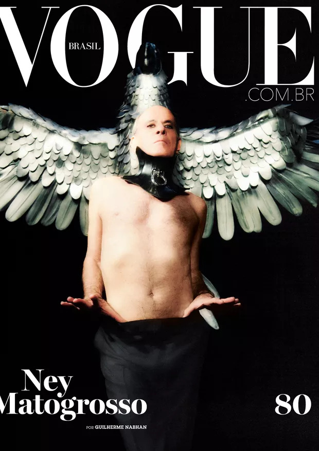 FOTO CAPA DIGITAL / CRÉDITO: Reprodução/Vogue Ney Matogrosso foi capa digital da Vogue celebrando seus 80 anos em 2021